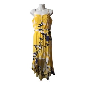 Yellow Floral Women's Dress
